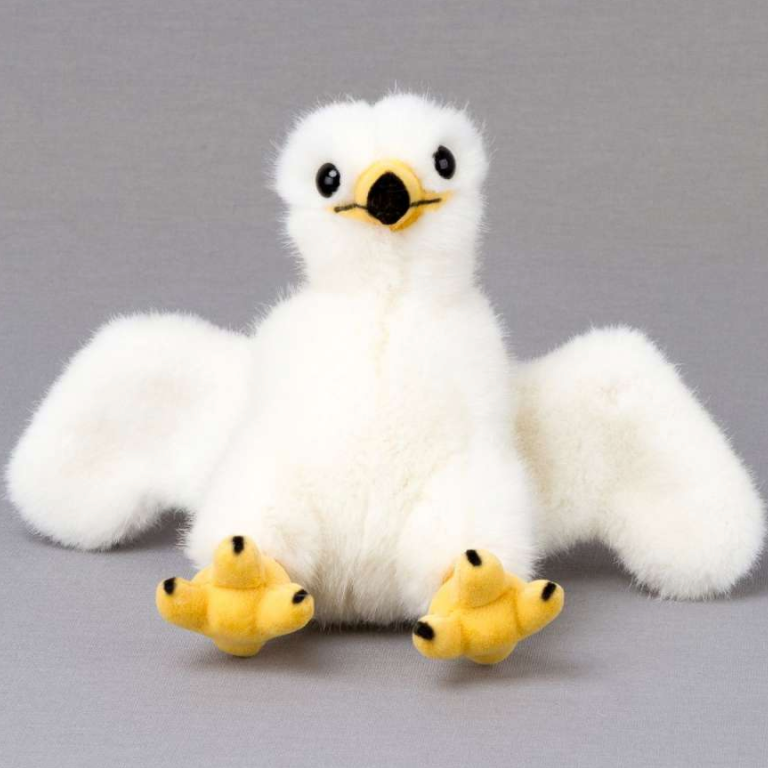 Adlerkueken Toni, weiss, 17cm