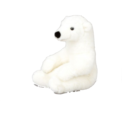 Eisbär Linn, sitzend, 31cm