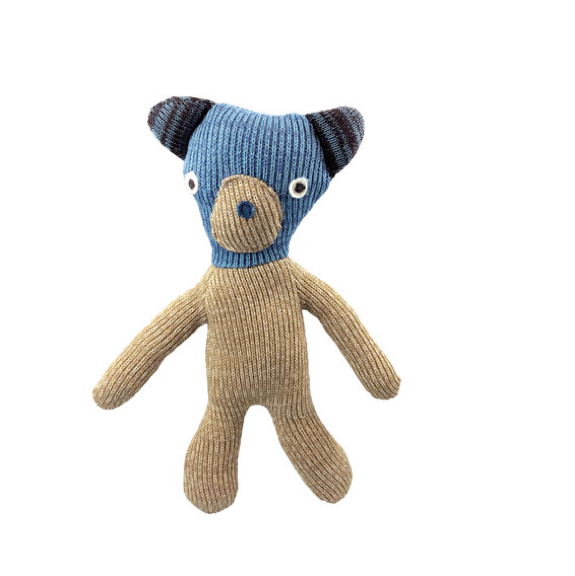 Baby Fred Bär Beige Blue