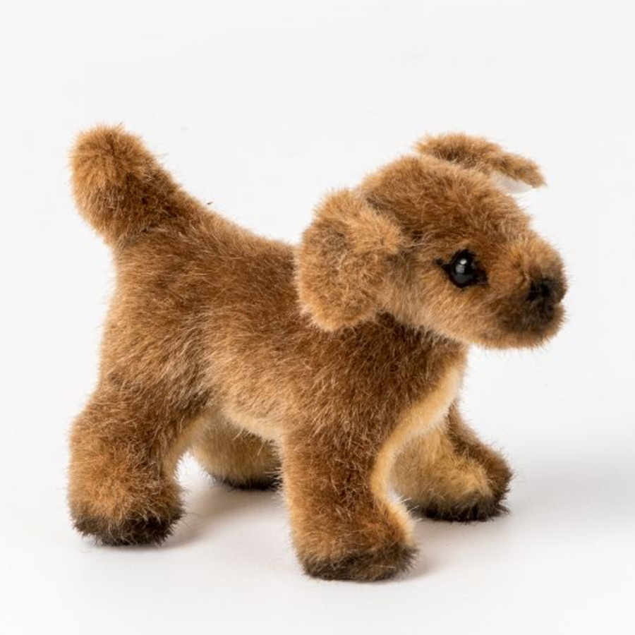 Hund Mini-Tier, sand, 11cm