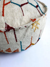 LEY! Bodenkissen Rund - Colorful Line - Lunah mit Füllung