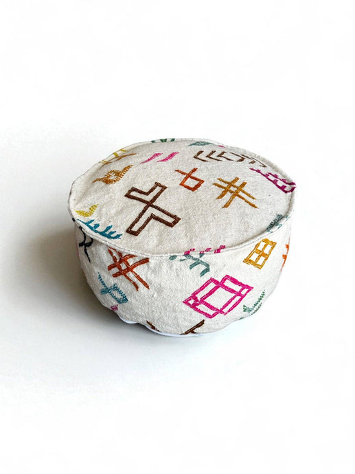 LEY! Bodenkissen Rund - Colorful Line - Assina mit Füllung