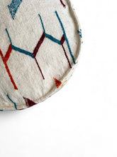 LEY! Bodenkissen Rund - Colorful Line - Lunah mit Füllung