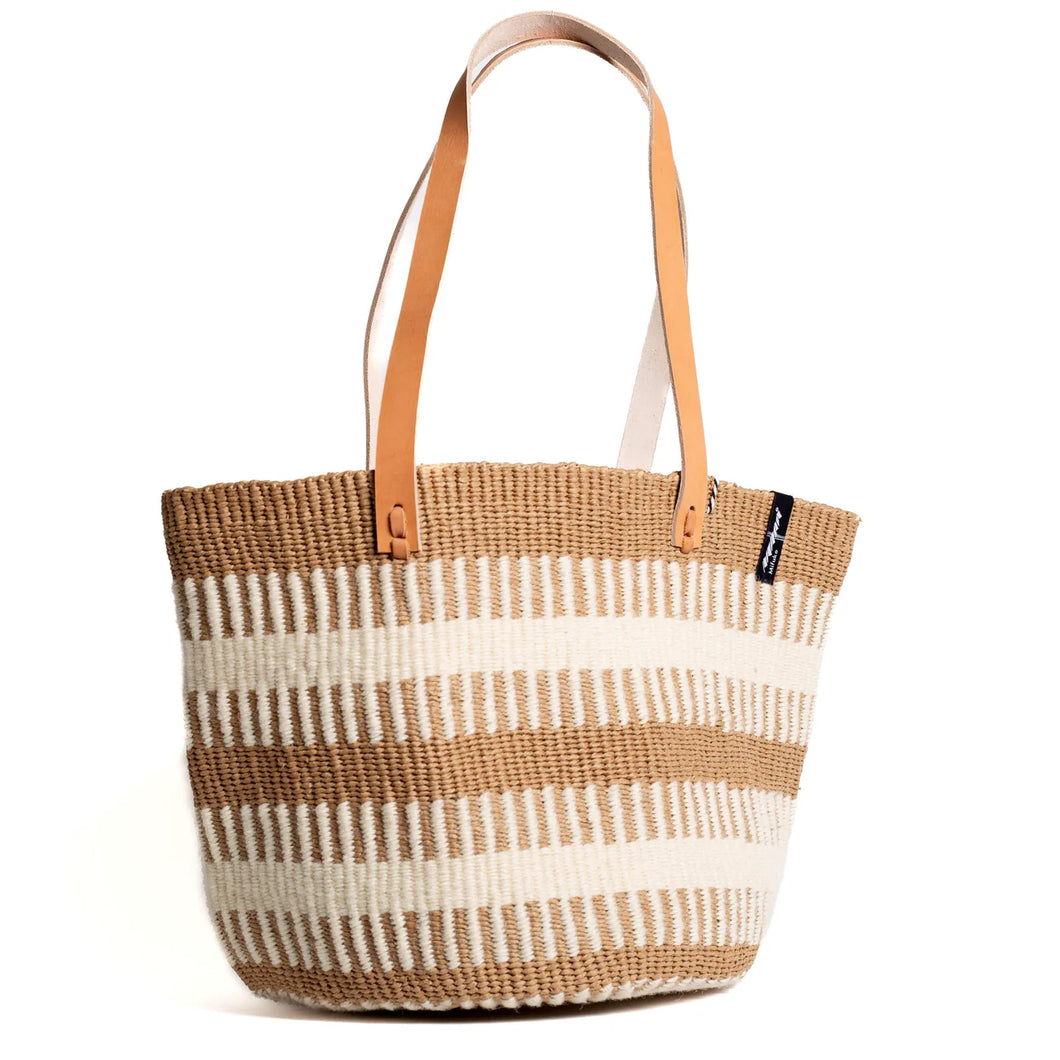 Pamba Shoulderbag M, Wool Paper WEISS
