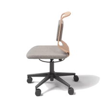 Team 7 Schreibtischhstuhl Erle weiß geölt Stoff Ripley 22