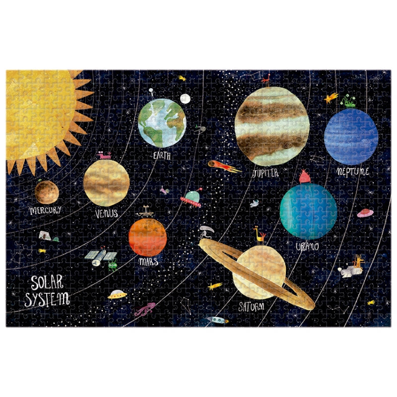 Londji Pocket Puzzle 100 Teile Discover the planets
