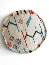 LEY! Bodenkissen Rund - Colorful Line - Lunah mit Füllung