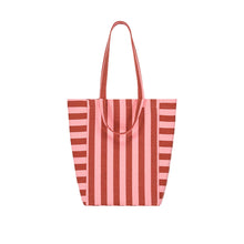 ELISABETH STREIFEN TASCHE ZIEGEL / ROSA