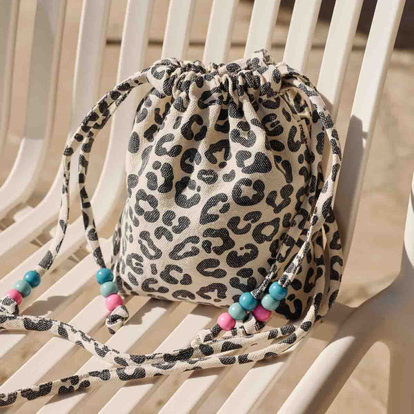 Paloma Tasche Graou Greige mit Leopardenmuster