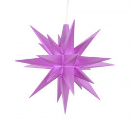Sonderedition Miniatur Stern Violett 8cm mit  Netzteil 500mA