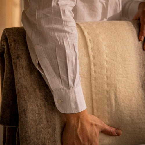 New Felt Two Tone Nuno Blanket