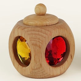 Bauspiel Zauberdose / Zahndose mit Funkelsteinen