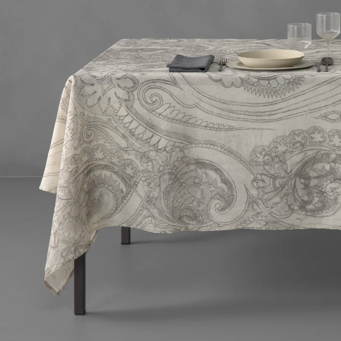 BER Table Cloth- Leinentuch 180cm x 260cm Fumo