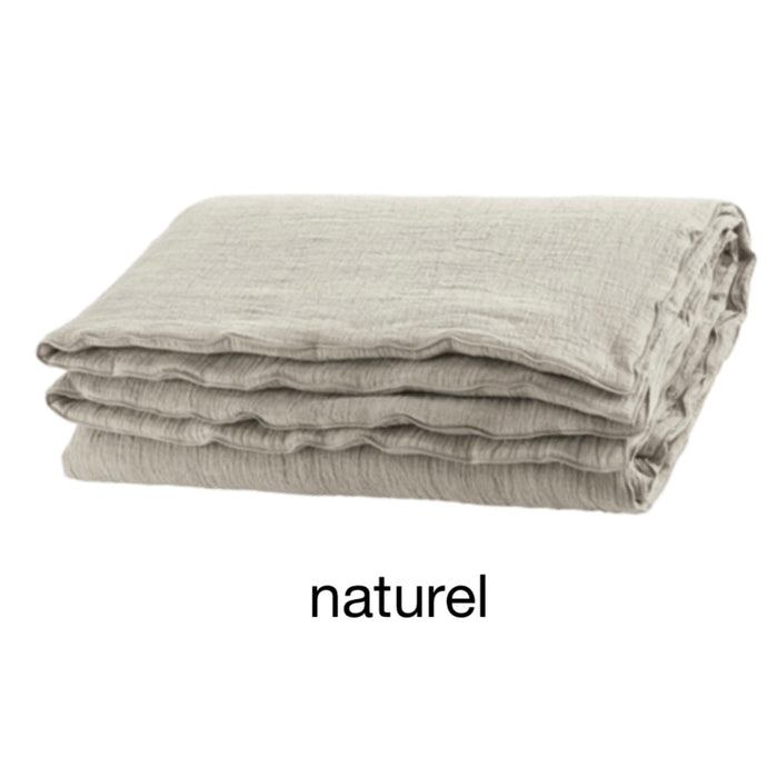 Cocoon Duvet Decke washed Linen Crepon Leinen gefüttert 150x250 cm