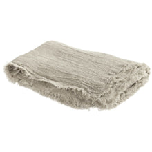 Decke washed Linen Crepon Leinen vice versa 160x250 cm