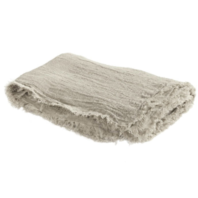 Decke washed Linen Crepon Leinen vice versa 160x250 cm