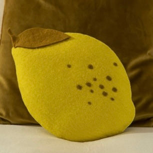 Felt Lemon Cushion