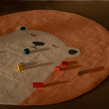 Runder Filzteppich New Pasu Rug, Grizzly 120cm