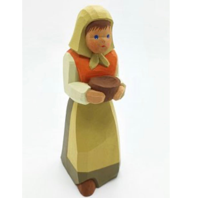 Hirtin mit Schale, 11cm(Typ 1)