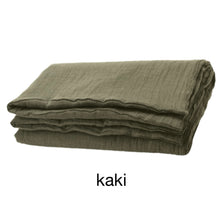 Cocoon Duvet Decke washed Linen Crepon Leinen gefüttert 150x200 cm