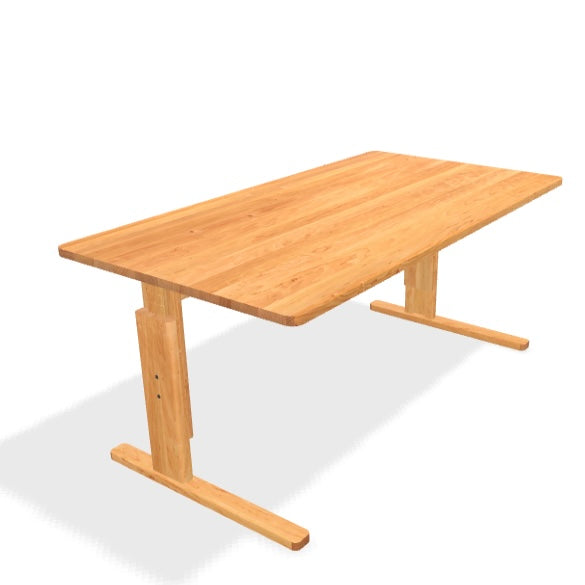 .Team7 Schreibtisch mit fixer Platte Erle 130x65x58 cm