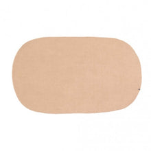 Oval Rug, light stone 80x140cm