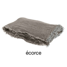 Decke washed Linen Crepon Leinen vice versa 160x250 cm