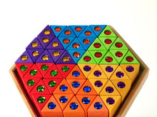 Bauspiel grosse Dreiecke 54 Teile