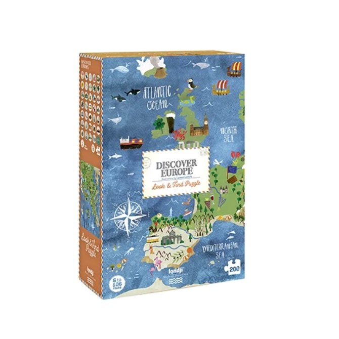 Londji Puzzle 200 Teile Discover Europe