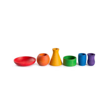 pots - 6 bunte Schalen und Vasen