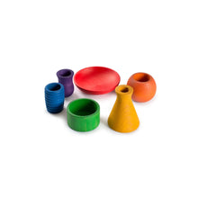 pots - 6 bunte Schalen und Vasen