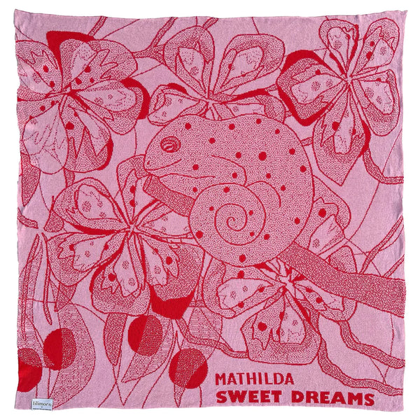 Personalisierte Babydecke Lilimoon “Rosalie”
