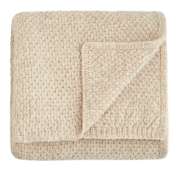 Merino Decke 100x150cm Sand
