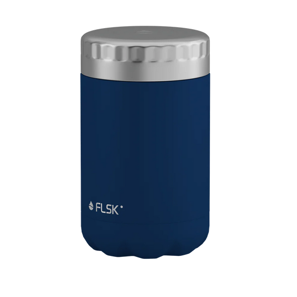 FLSK Food Jar 600ml Blue from Stainless Steel Thermobehälter