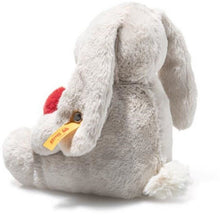 Hoppie Hase 18 grau mit herz