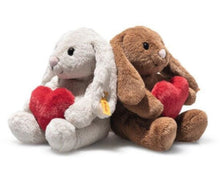 Hoppie Hase 18 grau mit herz