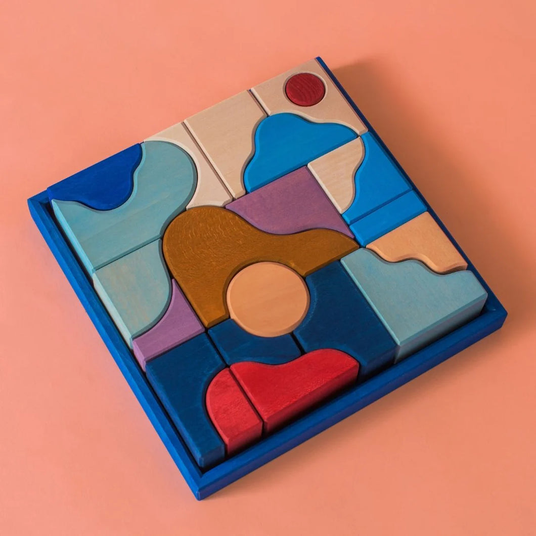 Kleiner Baukasten Art Collection Wave  Grimms