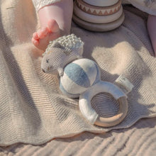 Beißring Igel von Baby Bello blau