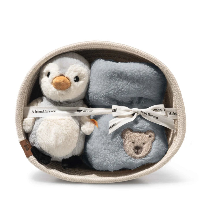 Geschenkset Lio klein, Korb und Lätzchen