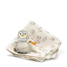 Geschenkset Lio Pinguin Greifling mit Rassel und Tuch
