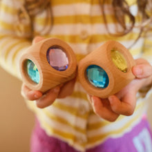 Bauspiel Pastell Zauberwürfel mit Funkelsteinen