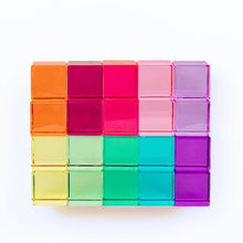Bauspiel Lichtbauwürfel 20 Teile Pastell