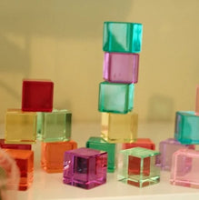 Bauspiel Lichtbauwürfel 20 Teile Pastell