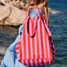 ORCHIDEE/TOMATE STREIFEN ELISA TASCHE
