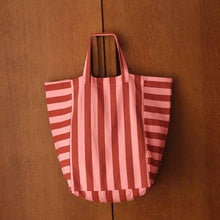 ELISABETH STREIFEN TASCHE ZIEGEL / ROSA