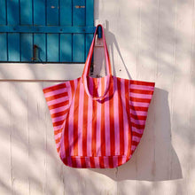 ORCHIDEE/TOMATE STREIFEN ELISA TASCHE