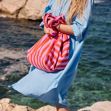 ORCHIDEE/TOMATE STREIFEN ELISA TASCHE