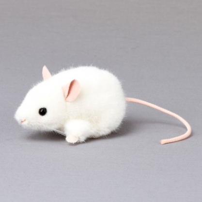Maus Pieps weiss 10cm