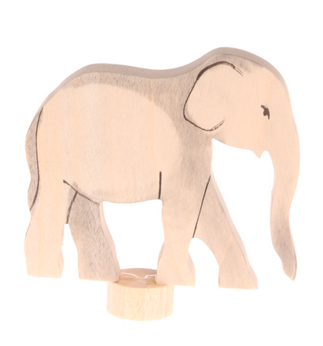Stecker Elefant, handbemalt