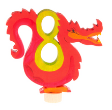 Stecker Märchen-8 Drachen, handbemalt